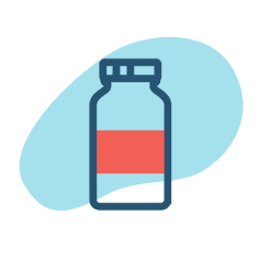 Pill bottle icon