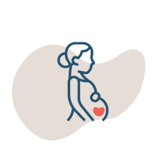 Icon of pregnant woman